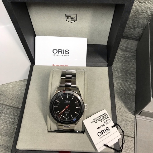 Oris Artix GT Day Date Automatic Black Dial Men's